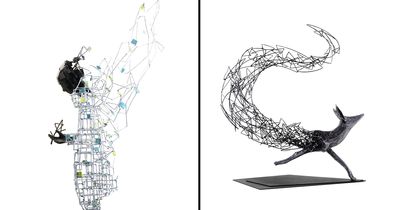 36 Steel Sculptures By This Artist That Invite Viewers To Use Their Imagination