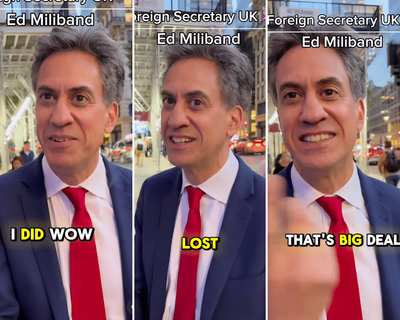 Why Ed Miliband has embraced his ‘awkward dad’ image in viral TikTok video