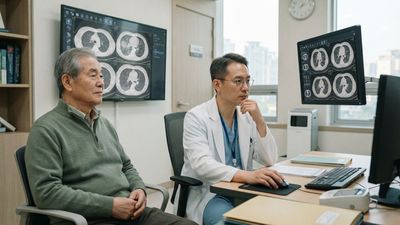 A 79-Year-Old's Scans Looked Like Advanced Lung Cancer, but the Rare Disease Behind Them Faded Without Targeted Treatment