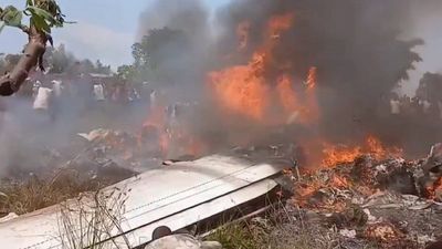Congo plane crashes en route to Kinshasa, killing 14 including two generals