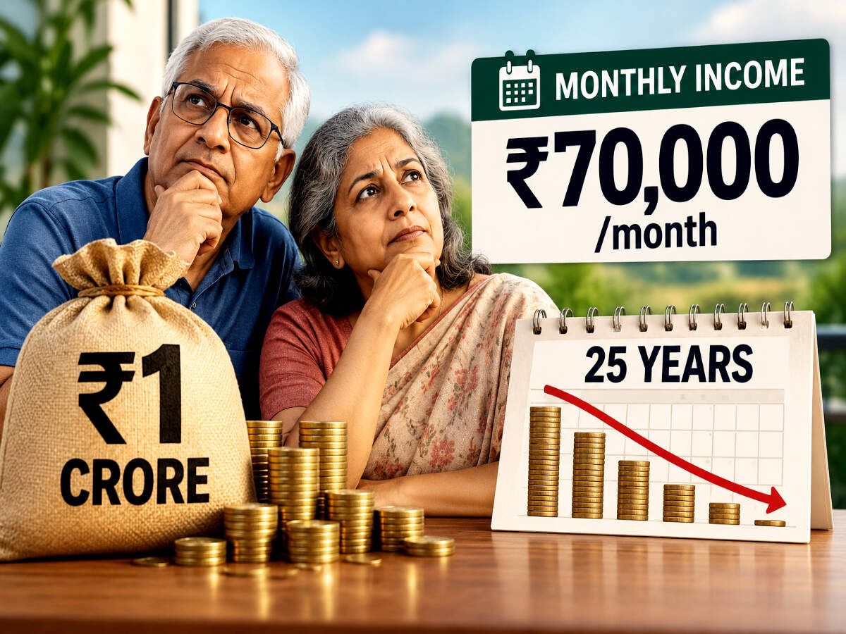 Sufficient Income Retiring with Rs 1 crore corpus: Will it be sufficient…