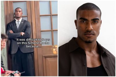 London security guard lands modelling contract after stealing the spotlight at London Fashion Week