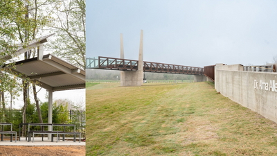 Flood Basin Becomes Park: Houston turns 100-acre site into dual-use green space; trails ring stormwater basin