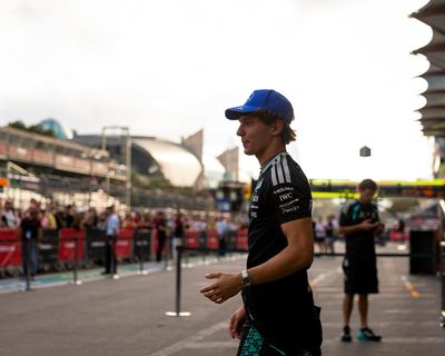 Azerbaijan Grand Prix: George Russell holds off Max Verstappen to win – as it happened