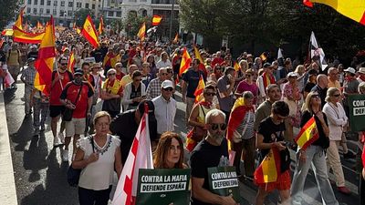 Thousands of protesters take to the streets in Madrid over Ceuta migrant crisis