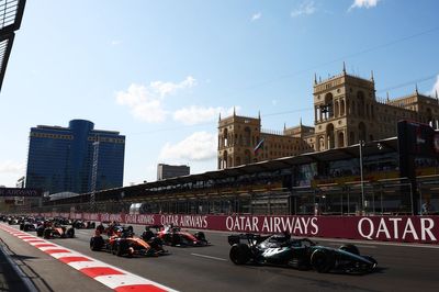 F1 Azerbaijan GP: George Russell holds off late Max Verstappen charge for victory