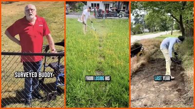 Lawn care company goes to help a veteran clean his lawn after he gets HOA notices. Then they allegedly stumble into a 50-year plot to steal land
