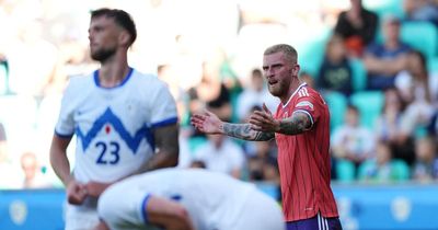 Oli McBurnie casts verdict on his two big chances for Scotland against Slovenia