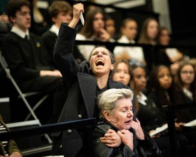 First Encounters: Julius Caesar review – so thrilling it kept a hall full of teens in pin-drop silence