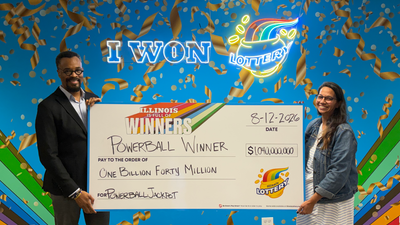 $1.04 billion Powerball winner remained anonymous for a month before claiming prize in Illinois