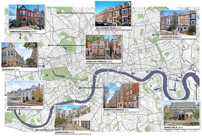 Bucking the trend: The 20 London streets where house prices are defying the market