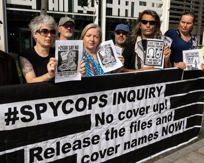 Undercover police officer lied to spycops inquiry about sexual relationship