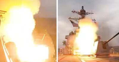 American warship destroyed by missiles off Scotland in live military exercise