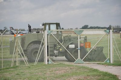 Counter-terrorism police leading inquiry after explosive arrests near RAF base