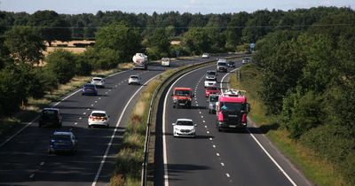 Four people taken to hospital after crash on A1 in East Lothian