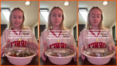 ‘I’m not even kidding’: Massachusetts woman tries a simple Uber Eats name change. Then Chipotle’s burrito bowl order came back twice as big