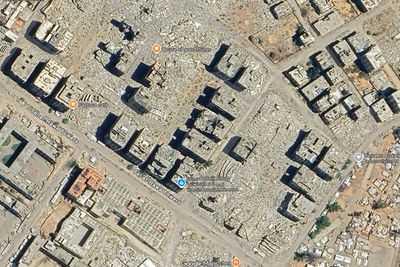 Google Maps Shows Gaza in Ruins as Un Says 82% of Structures Are Damaged and Reported Death Toll Tops 74,000