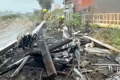 London railway stations and airport hit by travel chaos after fire damages signalling equipment