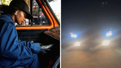 Woman’s Headlights Go Out. Then She Finds A Dollar Store Solution That Works—But May Not Be Legal