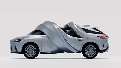 MSCHF Bends Two Lexus SUVs Into Impossible Sculptures, Lexus Calls Them Art