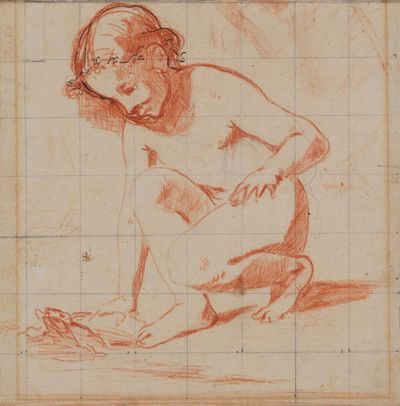 Rediscovered chalk drawing of child attributed to Édouard Manet