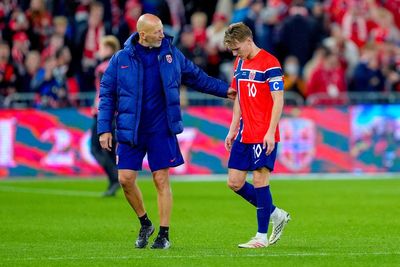 Martin Odegaard in furious spat with ex-Man City rival Bernardo Silva during Nations League clash