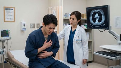 A Man Swallowed a Third of a Meat Bun Without Chewing, and Air Leaked Into His Chest and Neck