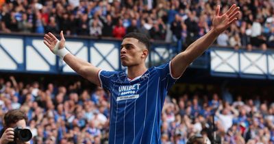 Watch Rangers star Kelsy score his first international goal with accurate strike