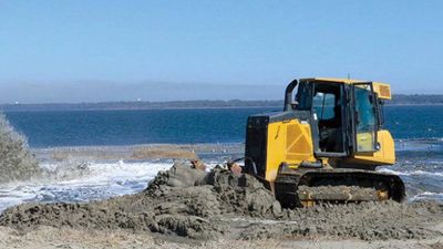 North Carolina used dredged material to rebuild an eroding bird island near Wanchese