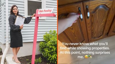 Texas realtor shows off kitchen, and what she finds after opening a set of cabinet doors has the internet rethinking their next house purchase