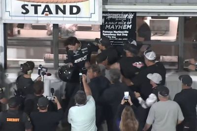 Denny Hamlin slams "f****** cowards" who attacked Corey Heim and calls for NASCAR ban