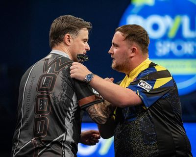 Luke Littler endures shock defeat by Luke Woodhouse in World Grand Prix opener