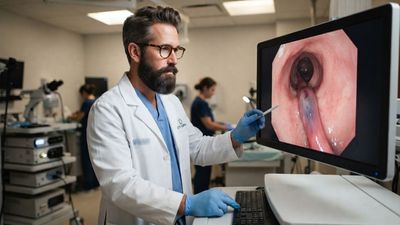 A Man on Daily Aspirin Vomited Blood Mid-Meal, and the Bleed Was Hiding Inside His Esophagus Wall