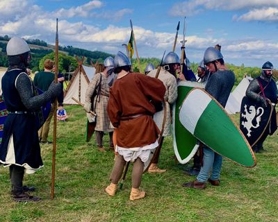 Country diary: A tangle of butterflies and battle re-enactments