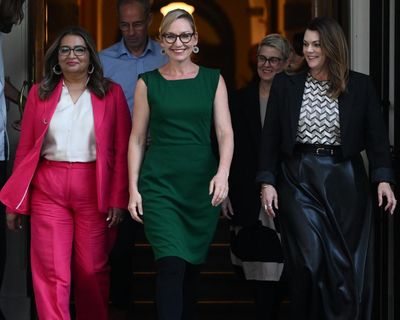 Sarah Hanson-Young and Mehreen Faruqi announce Greens leadership tilt after Larissa Waters’ shock resignation