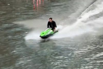 Outrage after man’s jet ski stunt on water-logged Bangkok streets amid flood disaster
