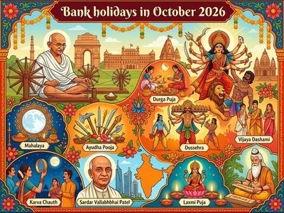 Bank holidays in October 2026: Gandhi Jayanti, Dussehra, Durga Puja, and more; check full list