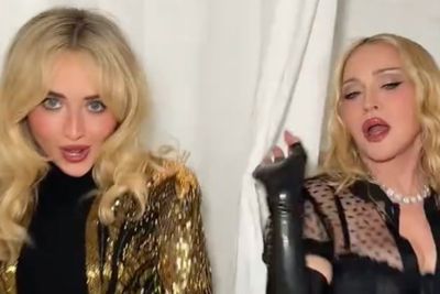 Madonna parties with Charlie XCX and Sabrina Carpenter in hotel room after VMAS