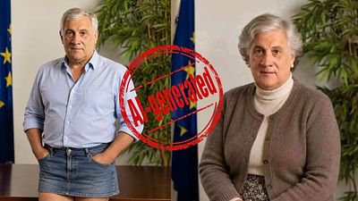 Why are pictures of Italy's Foreign Minister Antonio Tajani in a miniskirt going viral?