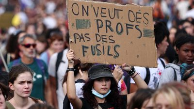 French PM warns against student violence as public sector strike kicks off