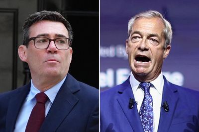 Reform UK leapfrogs Labour on eve of Andy Burnham’s first conference speech as leader, poll shows