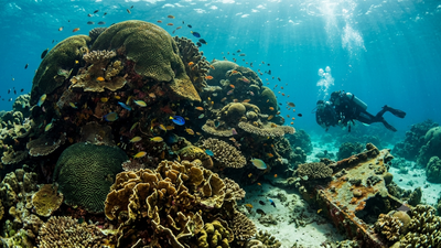 Giant corals found thriving where 23 US nuclear tests once shook Bikini Atoll