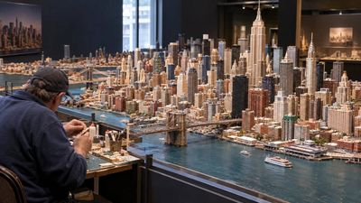 He Built This City Exhibition: Truck driver’s model joins museum; tiny New York spans 1,350 sq ft