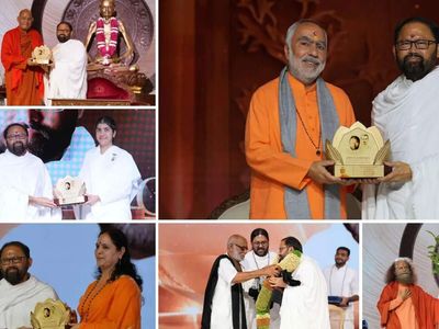 Seven spiritual voices, one stage: Spiritual leaders honour Gurudevshri Rakeshji at 60