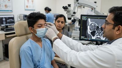Two White Spikes Broke Through the Skin Above a Teen's Eye, and Surgeons Removed a Canine Tooth