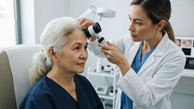 Her Long-White Hair Started Turning Dark Again at 72, and It Came with a Scarring Form of Hair Loss