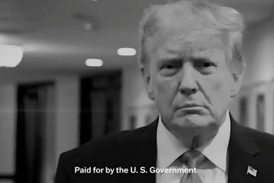 Trump handpicked the images and video used in his taxpayer-funded ads: report