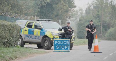 'Quantity of petrol' but no homemade bombs found in vans near RAF base, police say