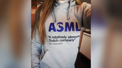 ASML turned an old BBC description into a badge of honor as its chipmaking technology took off - why “relatively obscure” is printed on its hoodie