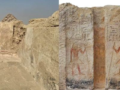 A 1,700-year-old Egyptian tomb contains a Greek poem, protective spells, Roman coins and ancient afterlife imagery